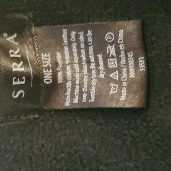 Serra Womens Blanket Fleece Shawl, One Size Toggle Side Close, Drape, Open Front - Picture 7 of 7